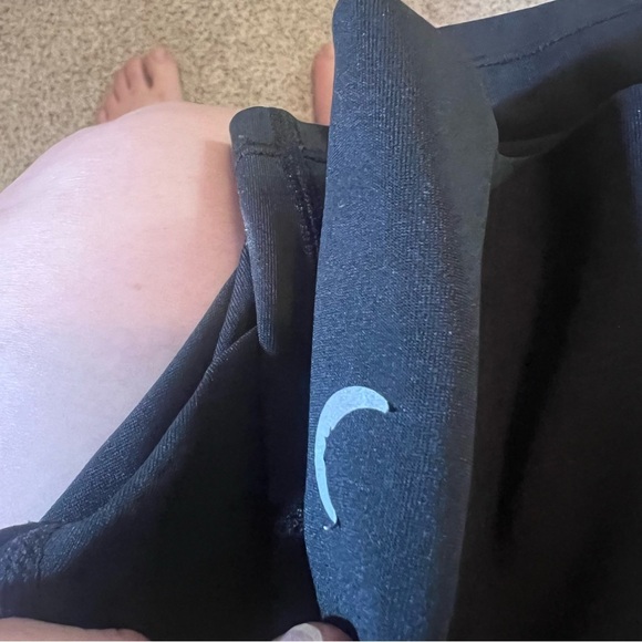 Zyia Active Black High Rise mesh Crop Leggings Size 4 athletic EUC Athleisure - Picture 10 of 10